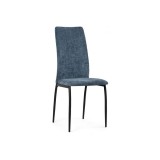 Tod black / blue Стул на металлокаркасе недорого