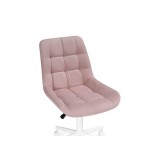 Компьютерное кресло Честер розовый / белый недорого