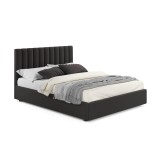 Мягкая кровать Olivia 1600 шоколад с подъемным механизмом недорого
