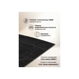 Катчел 120(180)x80 черный мрамор / черный Керамический стол распродажа