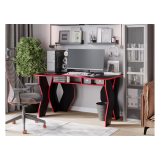 Вивианн 140х89х75 красный / черный Компьютерный стол купить