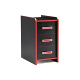 Ханна 33х55х60 черная / красная Компьютерный стол недорого