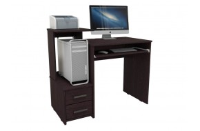 Письменный стол Джаз-24 99,6х9,4х86,4 левый венге Компьютерный