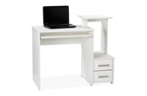 Письменный стол Джаз-24 99,6х9,4х86,4 правый белый Компьютерный