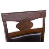 Кресло Luiza dirty oak / dark brown Стул деревянный от производителя