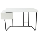 Desk white / black распродажа