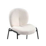 Kalipso 1 white / black Стул на металлокаркасе фото