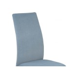 Tod light blue / black Стул на металлокаркасе распродажа