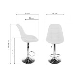 EAMES белый Барный стул купить