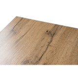 Тринити Лофт 120x80x75 дуб крафт золотой / черный матовый Стол д распродажа