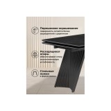 Вейв 140(200)х80 shakespeare black / черный Керамический стол купить
