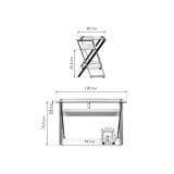 Gunar silver gray / clear glass распродажа