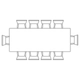 Levon 200x100x75 black недорого
