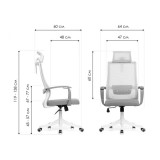 More gray / red / white Компьютерное кресло распродажа