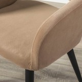 Кресло Oscar Diag beige/черный недорого