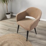 Кресло Oscar Diag beige/черный купить