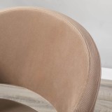 Кресло Oscar Diag beige/черный недорого