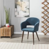 Кресло Oscar Diag blue/т.орех недорого