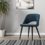 Стул Lars Diag blue/черный купить