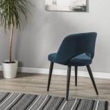 Стул Lars Diag blue/черный недорого