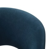 Стул Lars Diag blue/черный недорого