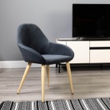 Кресло Kent Diag grey/нат.дуб купить
