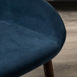 Кресло Kent Diag blue/т.орех недорого