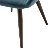 Кресло Kent Diag blue/т.орех купить