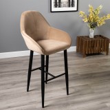 Кресло Бар.Kent Diag beige/черный распродажа