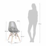 Стул Eames прозрачный распродажа