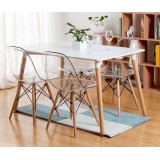 Стул Eames прозрачный фото